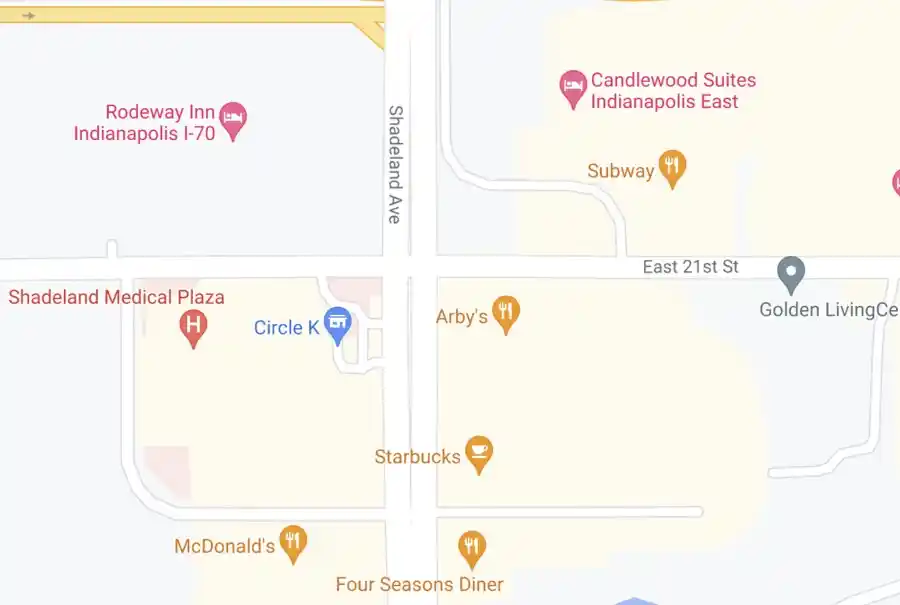 21st Street and Shadeland Avenue