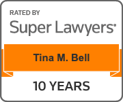 Tina Bell 10 years of being a super lawyer