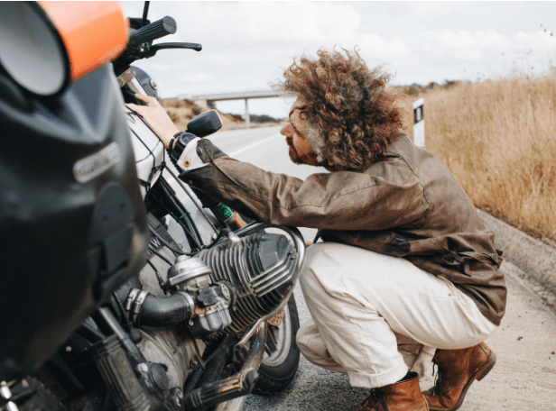 motorcycle rider in muncie Indiana