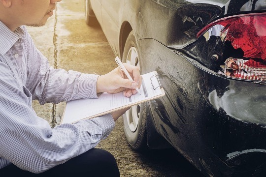 check damages after car accident