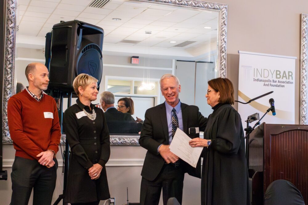 Lee Christie being Sworn in as IndyBar’s 147th President